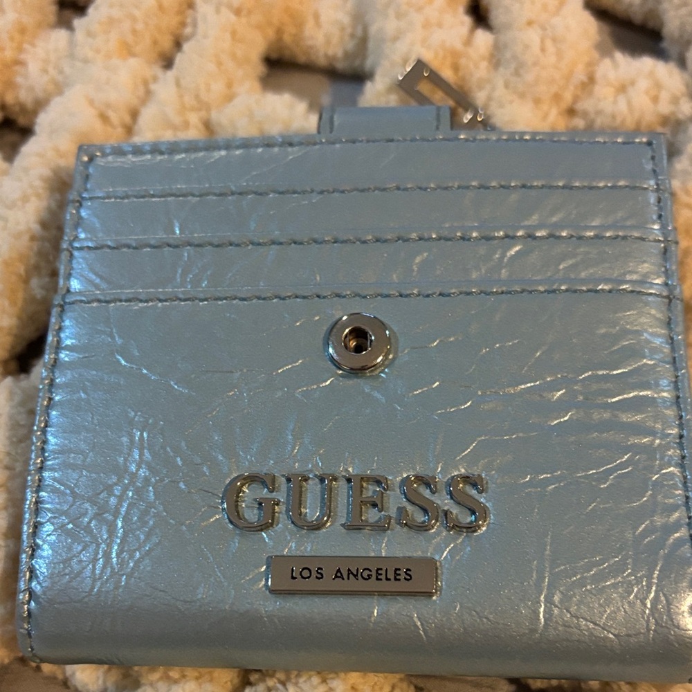 Guess Sky Blue Compact Wallet